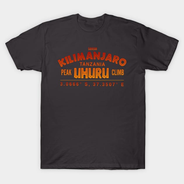 Mount Kilimanjaro peak climb T-Shirt by ICONZ80